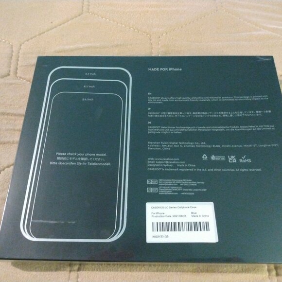 Casekoo LC series cellphone case iPhone color Blue New Read - Picture 2 of 3